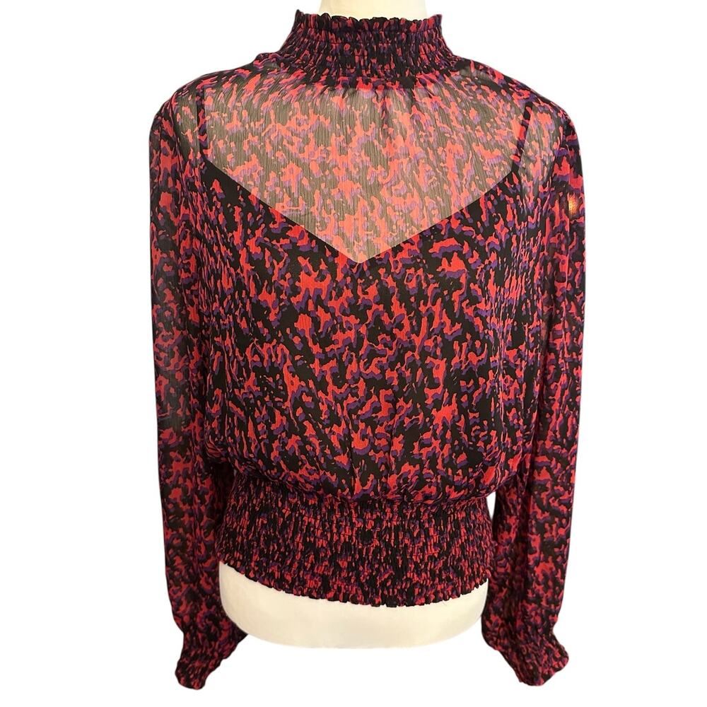 Express Women's Long Sleeve To Red Purple Black